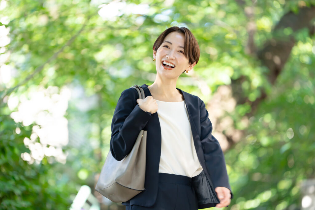 元気な女性 元気な女性