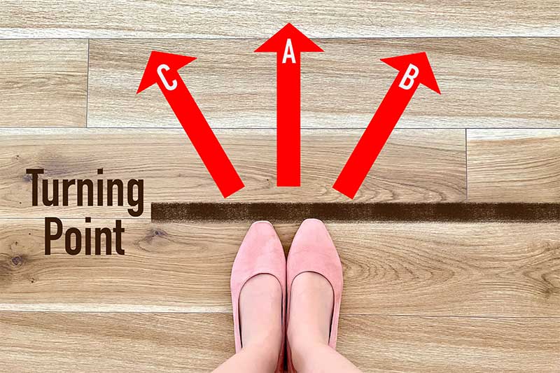 ターニングポイント選択肢が3つある