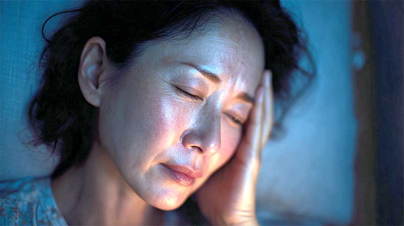 更年期のうつで悩む50代女性